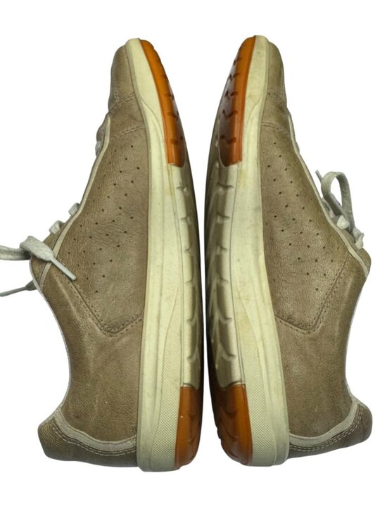 Ecco Leather Comfort Low Top Golf Shoes Sneakers Tan Men\'s Size 43 EU 10 US main image 4